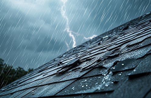 roof severe storm damage recovery